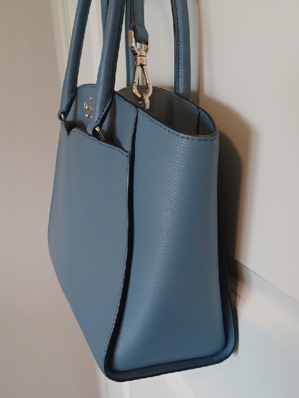 NWOT ** Kate Spade Frannie Scotch Pine Blue Medium Satchel - Picture 5 of 13